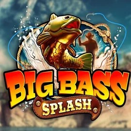 Big Bass Splash slot logo by Pragmatic Play at SpinMaya Casino
