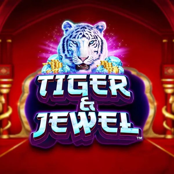 Official Slots logo: Tiger and Jewel by Greentube at SpinMaya Casino
